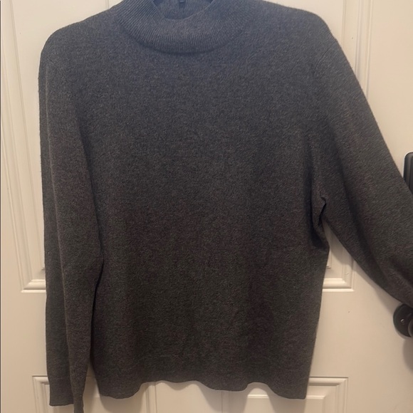 Charter Club Gray Turtleneck Sweater Smooth Knit - Picture 5 of 10